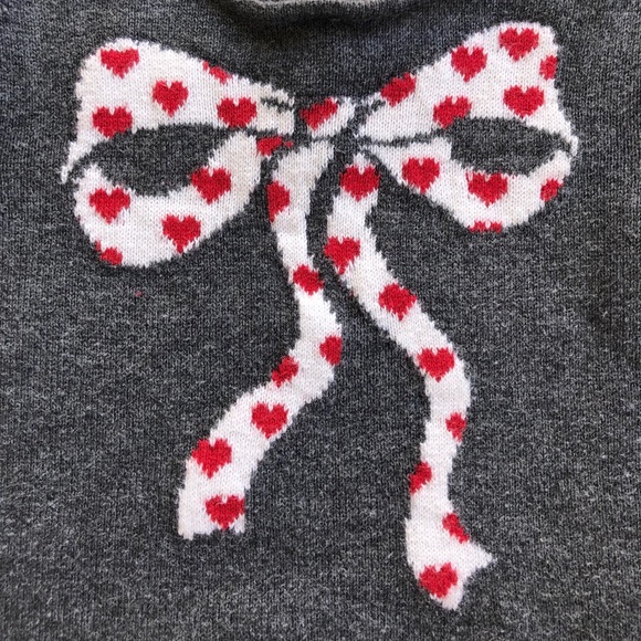 Baby Gap Girl Bow Intarsia Drop-Waist Knit Dress - Picture 5 of 6